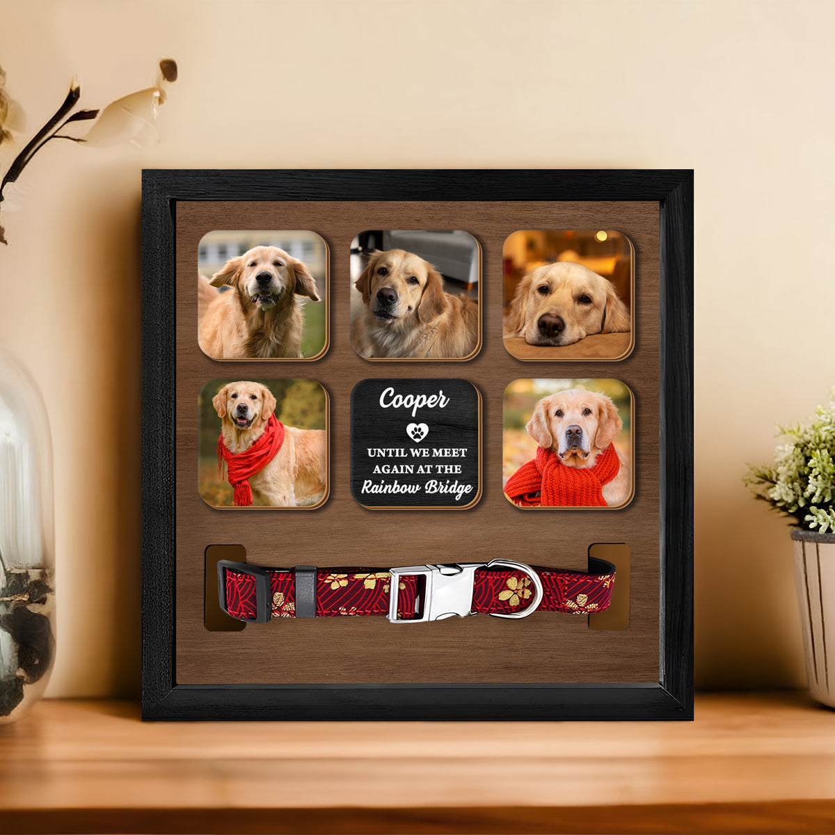 Custom Photo Until We Meet Again Memorial 2-Layers Wooden Collar Frame TH10 894239