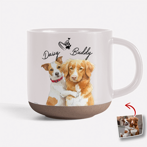 Custom Photo Dog Cat Pottery Mug For Dog Cat Lovers TH10 896927