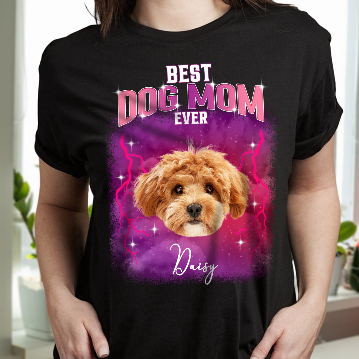 Custom Photo Best Dog Dad, Dog Mom Ever Shirt TH10 894489