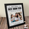Custom Photo Best Mom Ever  To The Heart Of Our Homes Picture Frame Mother's Day Gift HA75 920680