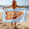 Personalized University And Name Pennant Beach Towel – Graduation Gift TH10 169733