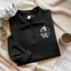 Personalized Ball Golf Embroidered Quarter Zip Sweatshirt, Unique Golf Enthusiast Gift, Golfers and Coaches Gift HO82 900760