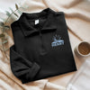 Custom Golf Player Name Embroidered Quarter Zip Sweater CH07 910018