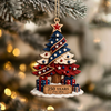 America Anniversary 1776-2026 Patriotic Wooden Ornament HO82 903338