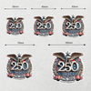 USA Eagles 250th Anniversary Semiquincentennial 1776-2026 Roll Sticker HA75 920212