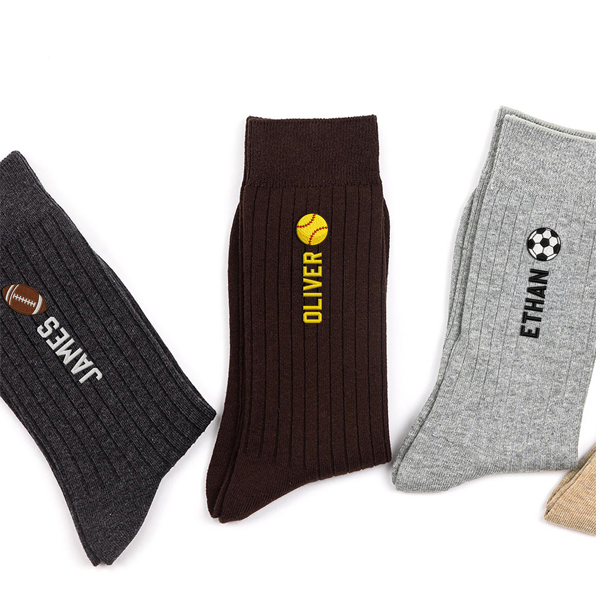 Personalized Custom Name Embroidered Socks For Sport Player TH10 170915