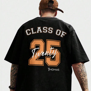 Class Of 2025 Personalized Custom Backside Shirt C394