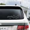 Personalized Dog Clipart Car Window Decal Sticker Gift For Pet Lovers TH10 898399