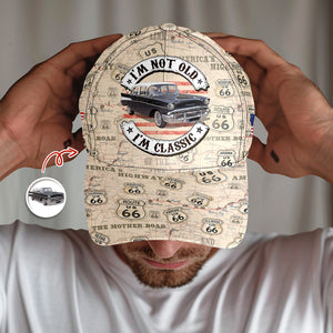 This Is How I Roll - Custom Vehicle Photo Upload Car Route 66 Classic Cap CH07 896384