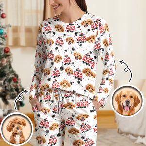 Custom Photo Best Dog Cat Dad Mom Ever Sleepwear CH07 899114