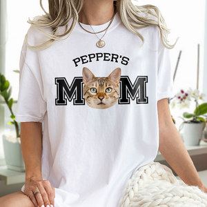 Custom Photo Cat - Cat's Dad, Cat's Mom Bright Shirt HA75 892472