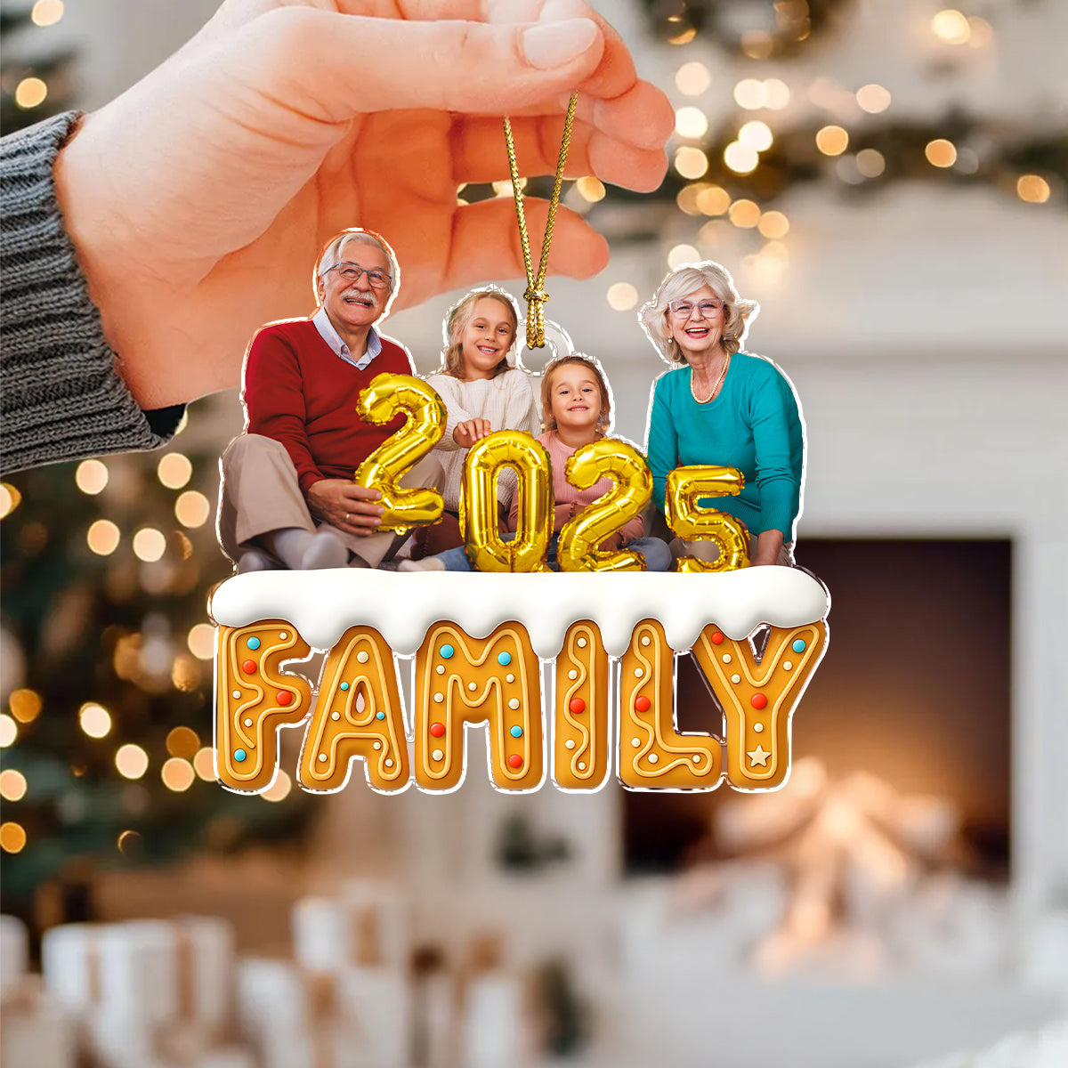 Custom Photo Family Of This Year Christmas Acrylic Ornament HA75 897960