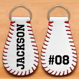 Custom Name Leather Sport Keychain For Sport Player TH10 892829