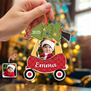 Custom Photo Kid, Baby Christmas Personalized Acrylic Ornament HA75 897530