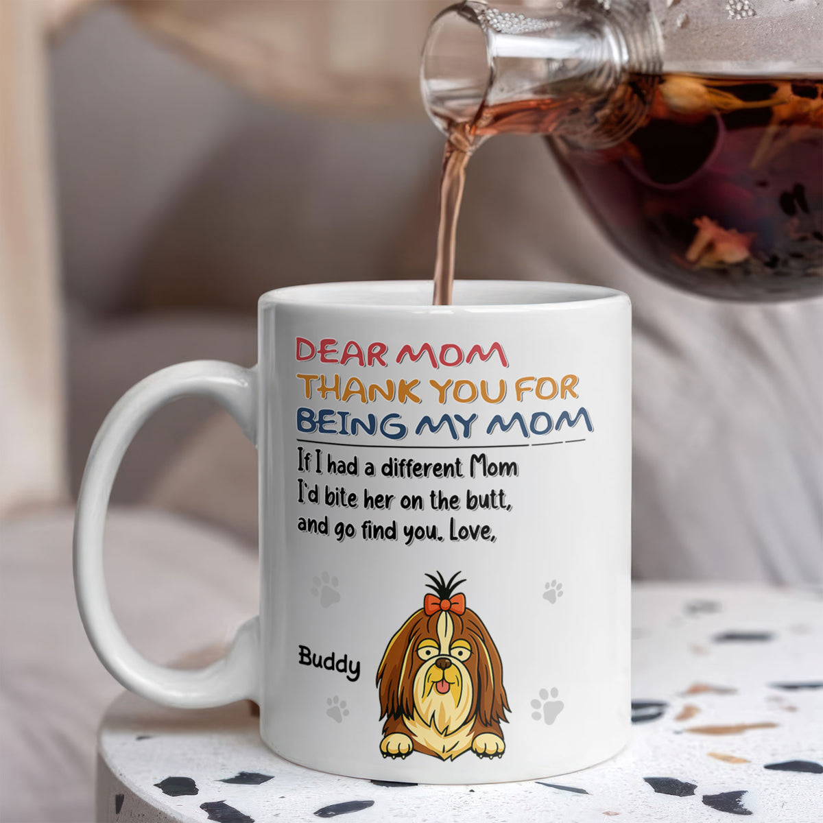 Thank You For Being Our Mom Dog Lover Mug TH10 892699