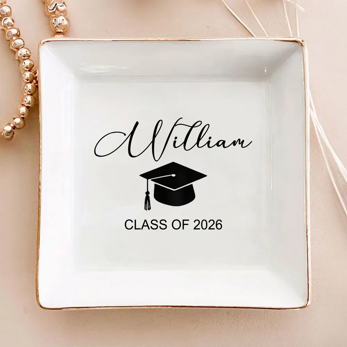Custom Name Class Of 2026 Ring Dish TH10 898595