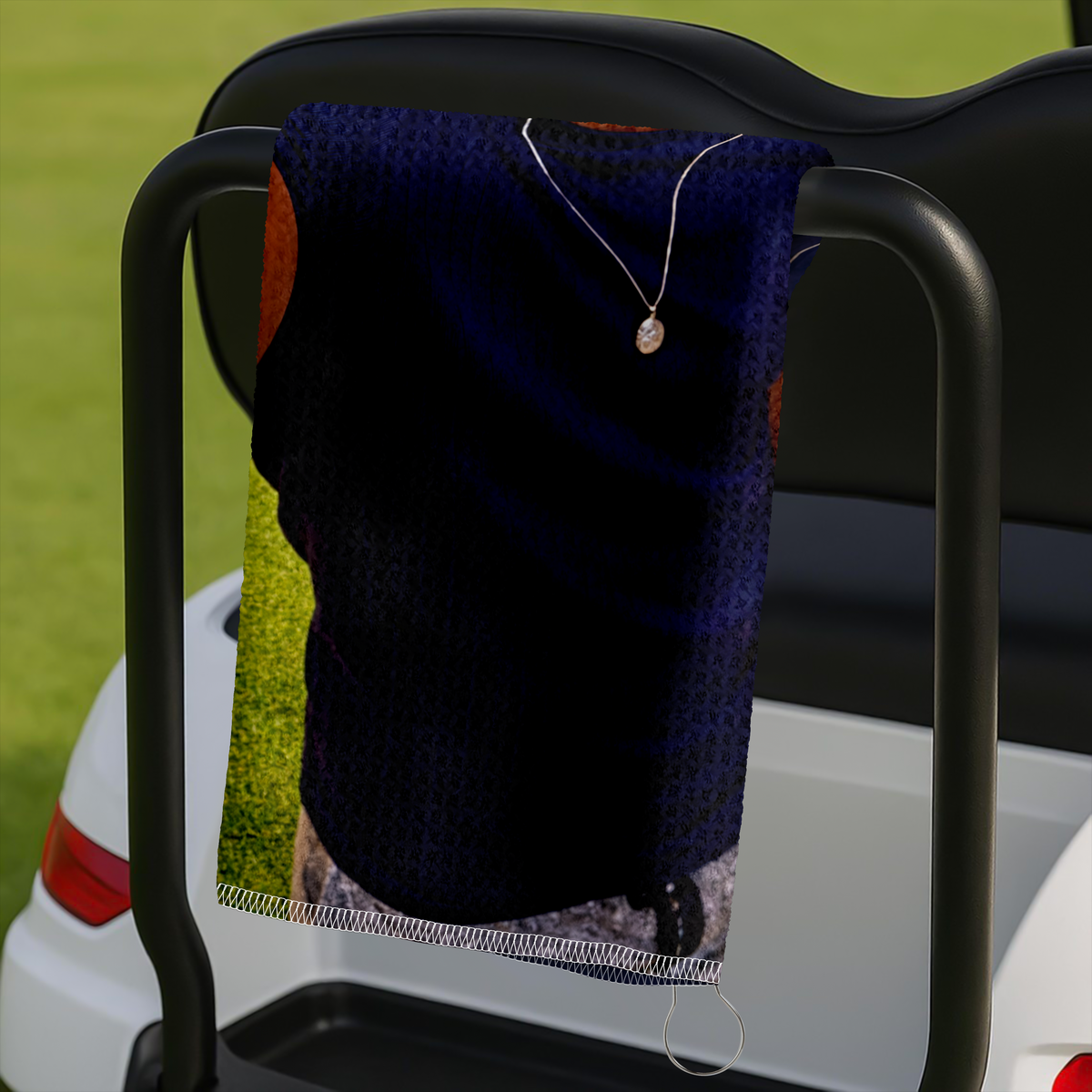 Custom Photo Golf Towel - Funny Gift for Dad, Husband, Golfer HO82 902170