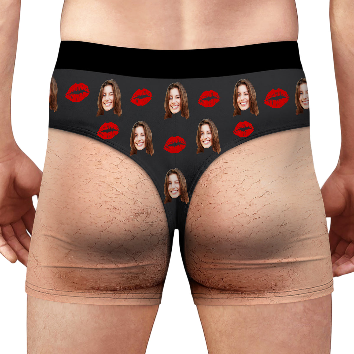 Custom Funny Face I Licked It So It's Mine Men's Boxer Briefs - Novelty Gift For Boyfriend, Husband LM32 669553