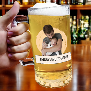 Custom Photo Best Dad Ever For Father's Day Beer Mug  TH10 892563
