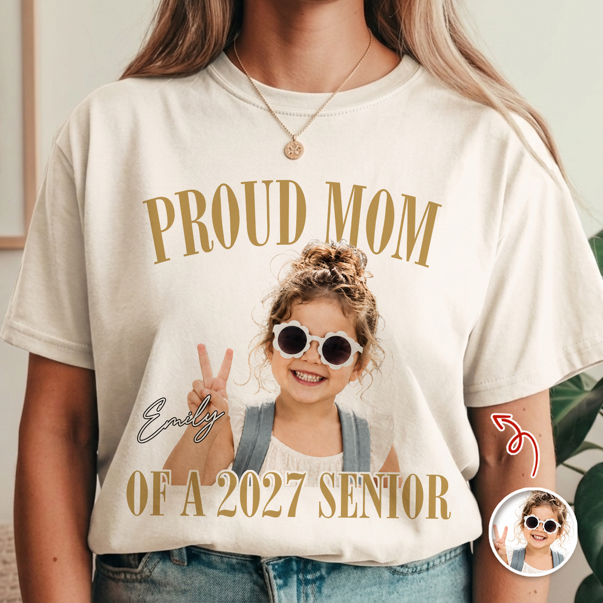 Custom Retro Proud Mom Of A 2027 Senior Comfort Shirt - Personalized Class of 2027 Gift, Proud Family Gift HO82 903246