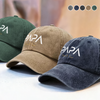 Custom Name Papa Washed Denim Baseball Cap Father's Day Gift HO82 902740