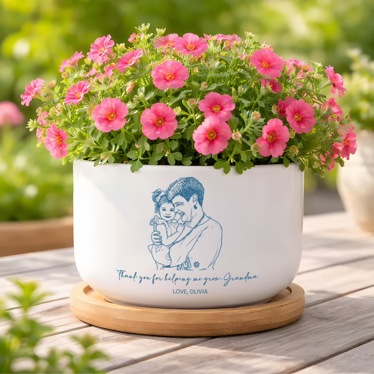 Custom Mom Photo Flower Plant Pot Gift for Mom CH07 911380