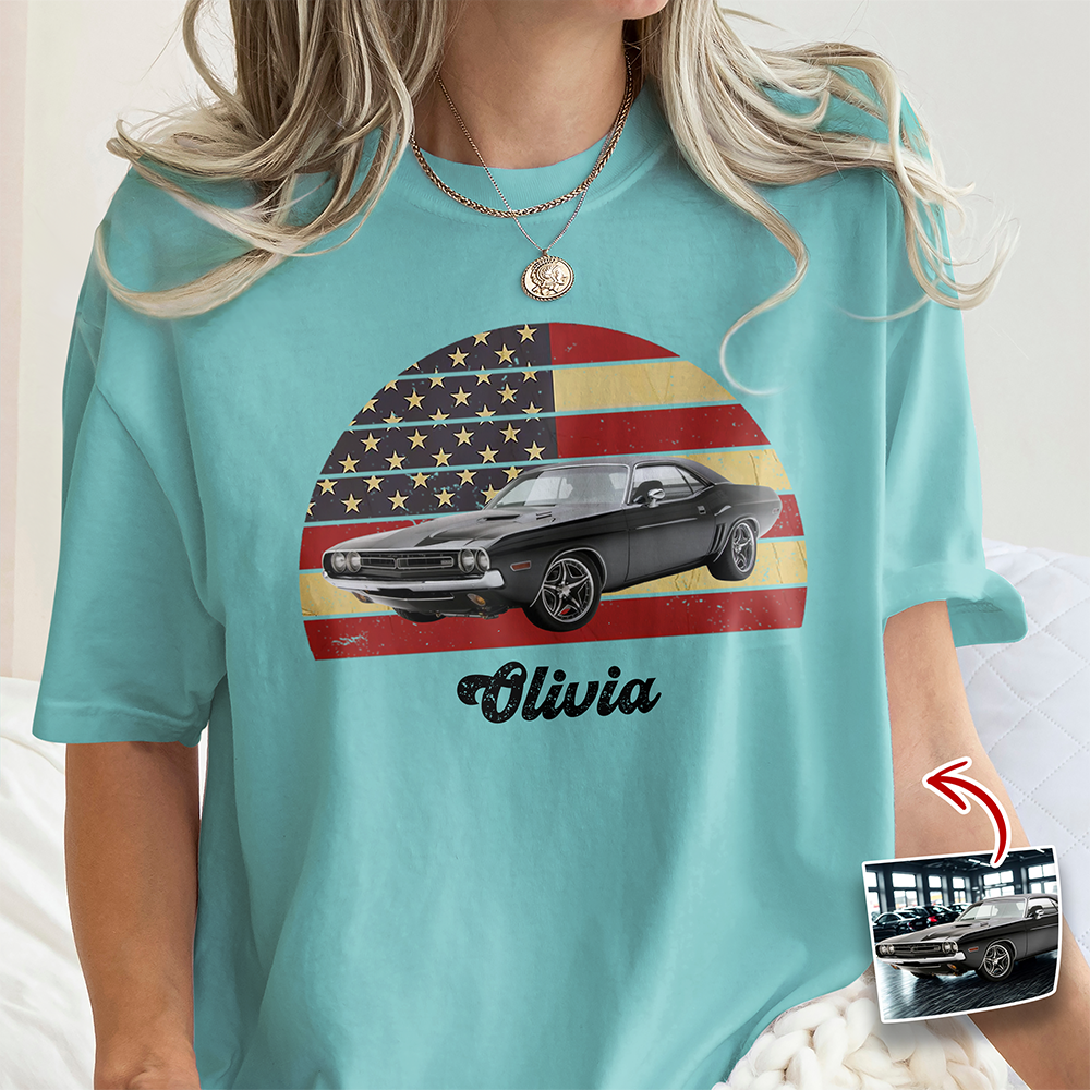 Custom Photo Vintage Retro Car Comfort Shirt TH10 896141