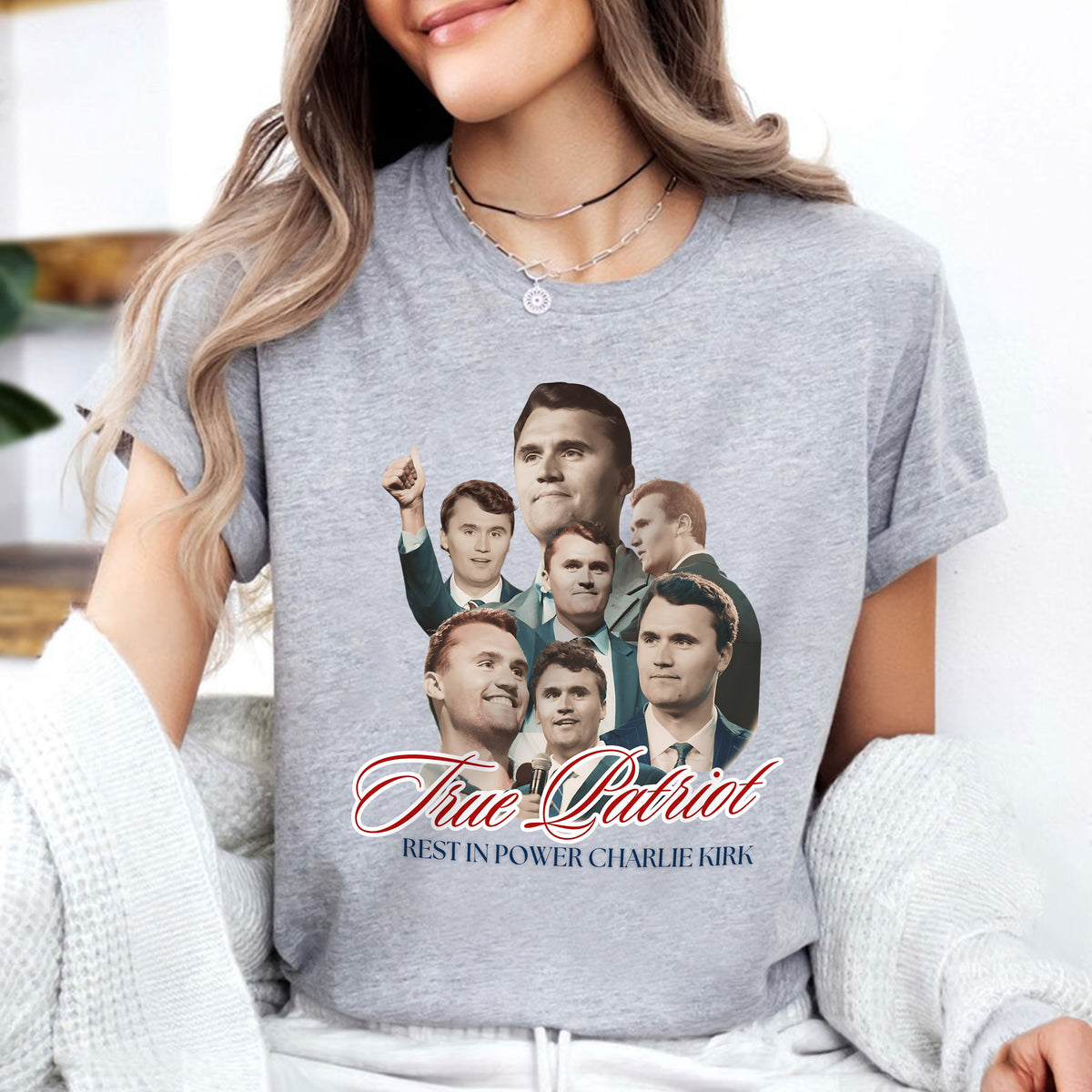 True Patriot Rest In Power Charlie Kirk Bright Shirt HO82 65808