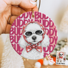 Custom Pet Watercolor Portrait Ceramic Ornament Gift For Pet Lovers CH07 180162