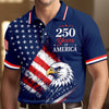 250th Anniversary of USA Polo Shirt 250 Years of Freedom Polo Shirt CH07 911806