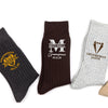 Custom Name Embroidered Socks Groomsmen Gift for Wedding Party CH07 180502