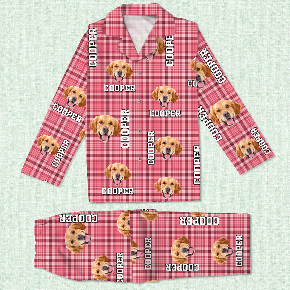 Custom Dog Photo Fluffy Pajamas Gift for Dog Lovers CH07 896268