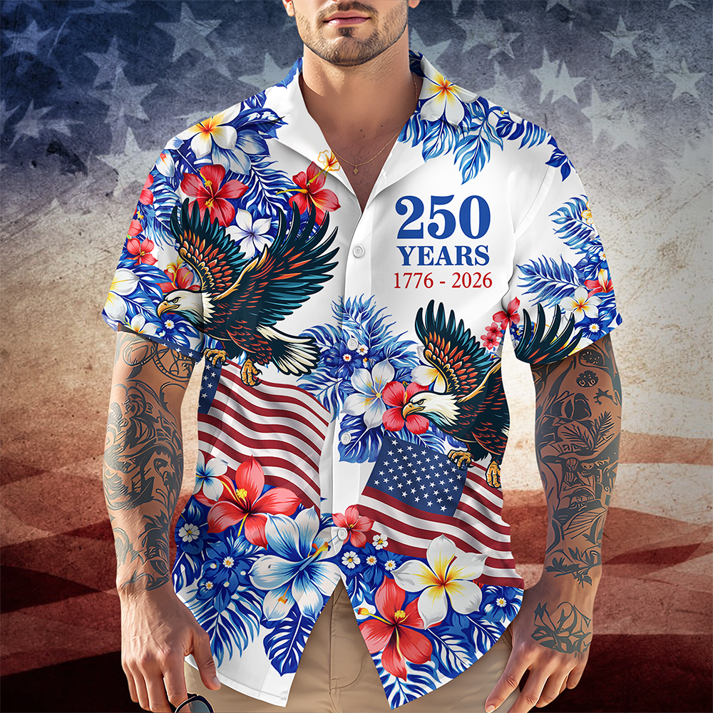 American 250Th Anniversary Hawaii Shirt HA75 920890
