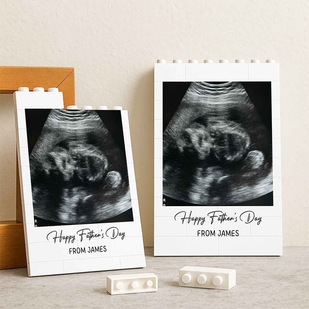 Custom Photo Happy Father's Day Building Brick Blocks Gift For Family TH10 898857