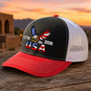 250 Years USA Patriotic 1776-2026 Embroidered Trucker Hat HO82 902876