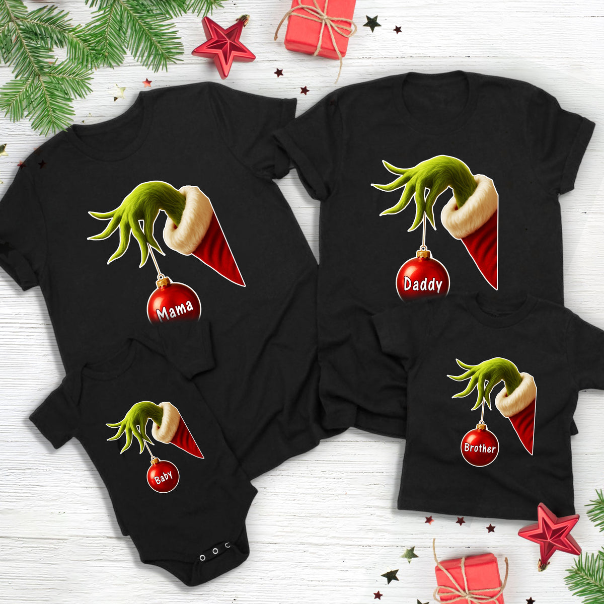 Custom Family Name Funny Christmas Family Matching Shirt CH07 899352