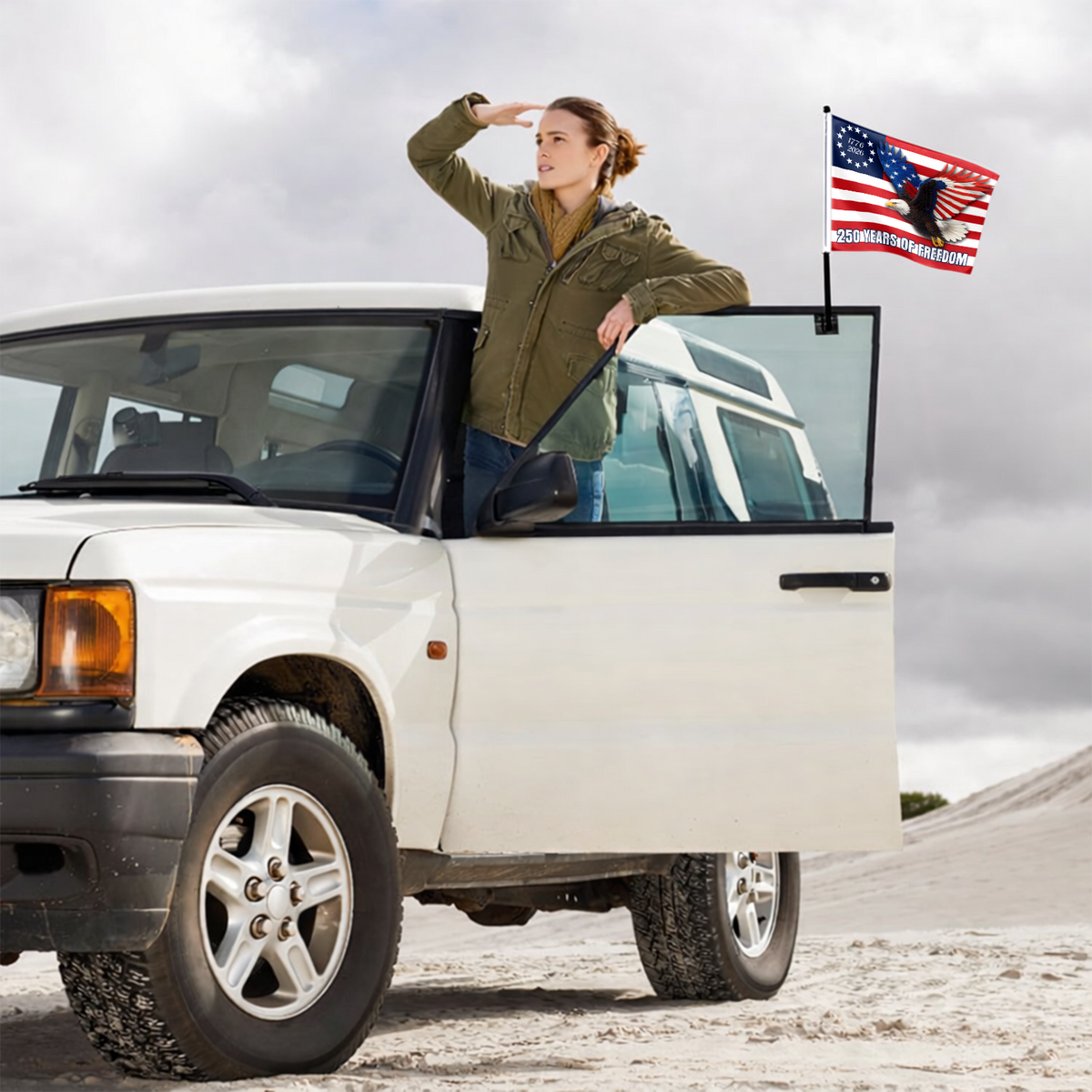 250 Years Of Freedom Eagle Car Flag HA75 898662