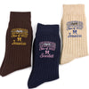 Personalized Name Senior Mom, Dad - Class of 2027 Embroidered Socks LM32 669915