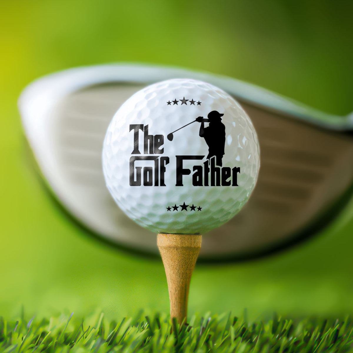 Custom Photo The Goft Father Golf Ball For Sport Player LM32 893475