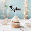 Custom Name Graduation Cupcake Topper Party Decor TH10 169679