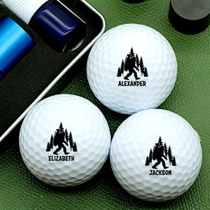 Personalized Bigfoot Golfer Funny Sasquatch Golf Ball Stamp Box for Golfers HA75 898548