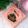 Personalized We The People US 250th Anniversary 1776–2026 Eagle Glass Ornament – Custom Patriotic Christmas Gift TH10 170689
