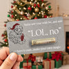 Personalized Santa Saw Your Wish List Money Gift Card Gift for Family & Friends LM32 669715
