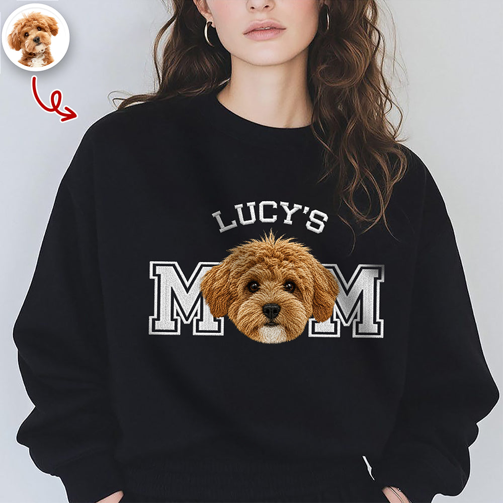 Custom Photo Dog Cat Dad Embroidered Shirt - Personalized Father’s Day Gift CH07 911486