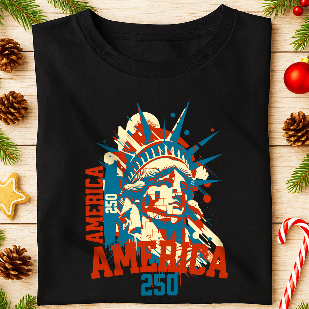 America 250 USA Freedom Liberty America 250 Anniversary Dark Shirt HO82 894558