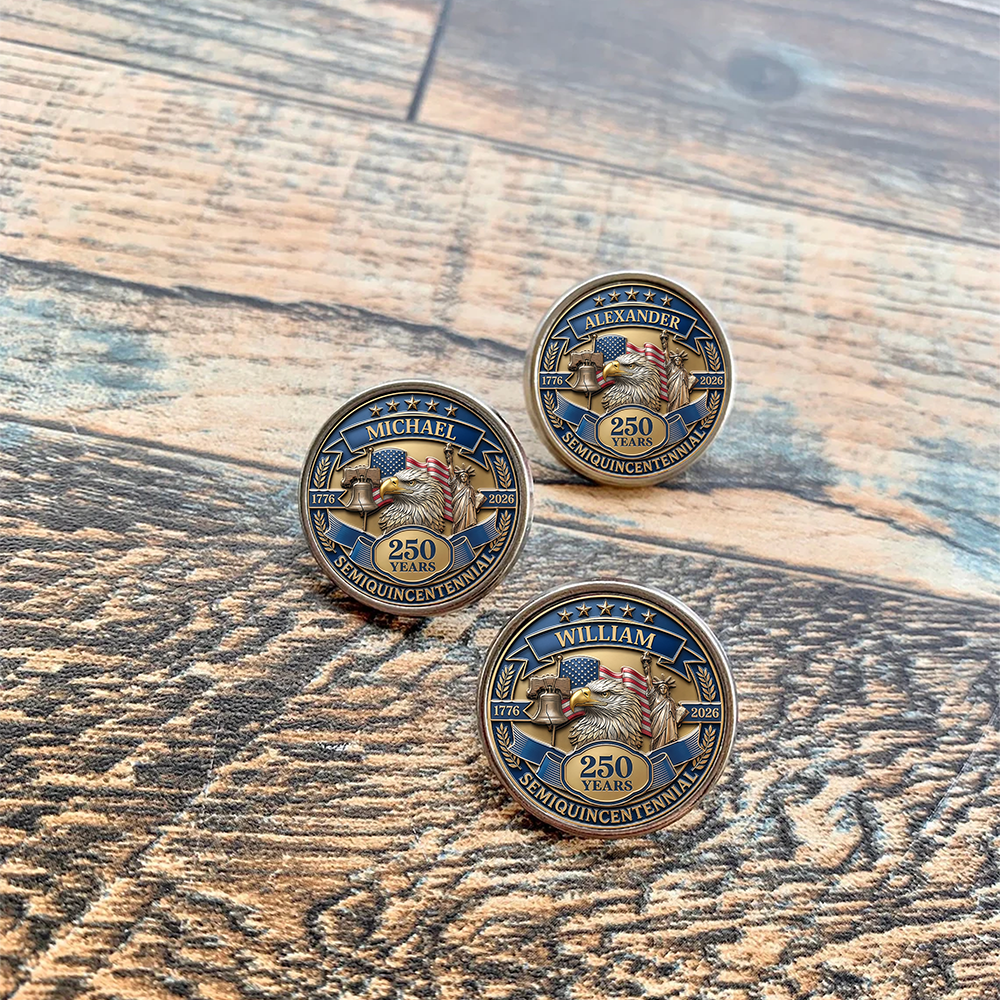 Custom Name 250 Years of America Semiquincentennial 1776-2026 Lapel Pin LM32 899569