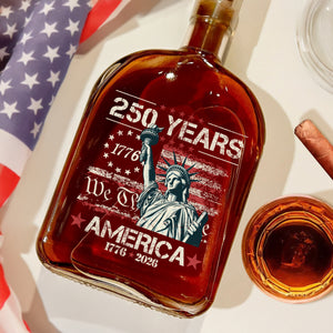Celebrate Our America 250th Anniversary We The People Whiskey Bottle CH07 896716