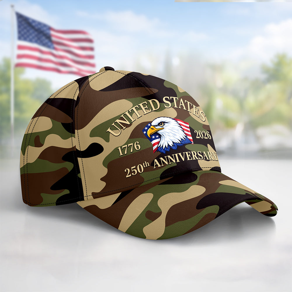 Custom Name United State 250th Years AOP Cap TH10 169501