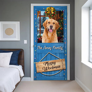Custom Cute Photo Merry Woofmas Decoration Door Cover LM32 895679
