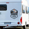 Personalized Family Name Happy Campers Adventures RV Decal Sticker LM32 669403